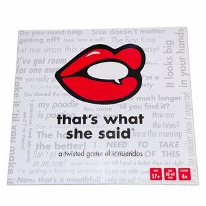 That’s What She Said Card Game Age 17+ EUC Fun Fun